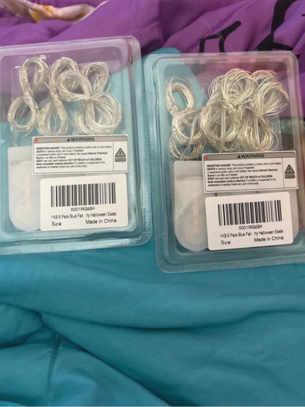 String Fairy Lights - Blue LED Set (10 Pack of lights)
